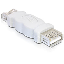 DeLOCK USB A Adapter USB 2.0 A FM Gris