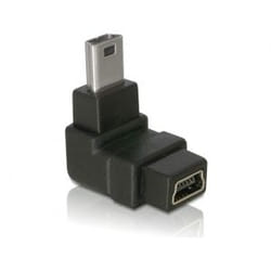 DeLOCK Adapter USB-B mini USB-B mini 5-pin Noir