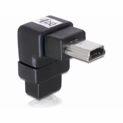DeLOCK Adapter USB-B mini USB-B mini 5-pin Noir