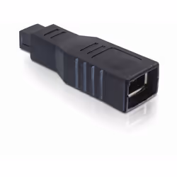 DeLOCK 65154 changeur de genre de câble Noir