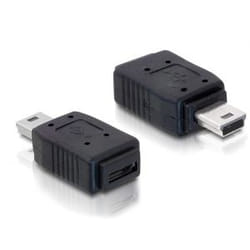 DeLOCK Adapter USB mini/USB micro-B USB mini M micro-B FM Noir