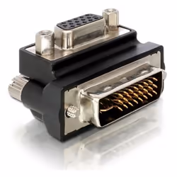 DeLOCK VGA Adapter, DVI-I, 15-pin FM VGA, Noir