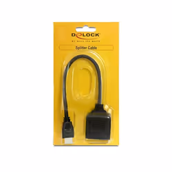 DeLOCK 65226 câble vidéo et adaptateur HDMI Type A (Standard) 2 x HDMI Noir