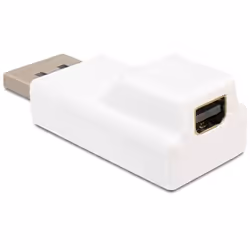 DeLOCK Displayport/mini Displayport, DisplayPort, mini Displayport, Blanc