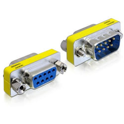 DeLOCK 65249 changeur de genre de câble 9-p DSUB Argent