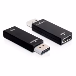 DeLOCK 65258 changeur de genre de câble Displayport 1.1 HDMI Noir