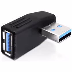 DeLOCK USB 3.0 M/F, USB 3.0, USB 3.0, Noir