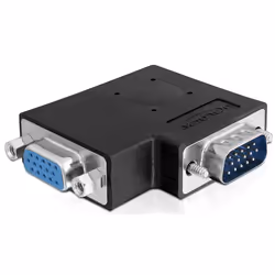 DeLOCK VGA M/F, 15-p VGA, 15-p VGA, Noir
