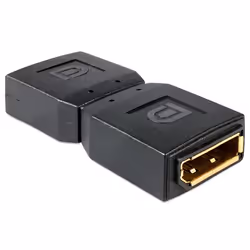 DeLOCK 65374, Displayport, Displayport, Noir