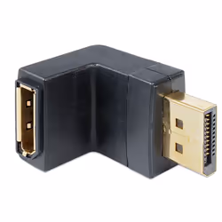 DeLOCK 65382, Displayport, Displayport, Noir