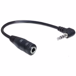 DeLOCK 65397, 2,5 mm, Mâle, 3,5mm, Femelle, 0,14 m, Noir