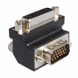 DeLOCK DVI/VGA, DVI 24+5 F, VGA 15 M, Noir