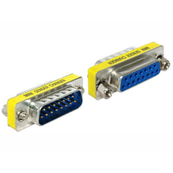 DeLOCK 65481 changeur de genre de câble VGA Argent