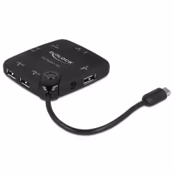 DeLOCK 65529 lecteur de carte mémoire USB 2.0 Noir