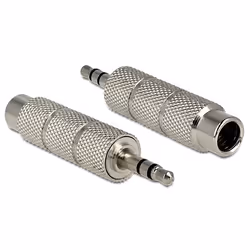 DeLOCK 65548, 3.5mm, 6,35 mm, Argent