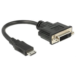 DeLOCK 65564 câble vidéo et adaptateur 0,2 m HDMI Type C (Mini) DVI-D Noir