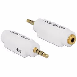 DeLOCK 65590, 3.5mm, 3,5mm, Blanc