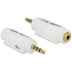 DeLOCK 65590 changeur de genre de câble 3.5mm 3,5mm Blanc