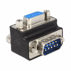 DeLOCK 65595, Sub-D 9p, Sub-D 9p, Noir, Bleu, Rouge, Argent