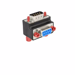 DeLOCK 65595 changeur de genre de câble Sub-D 9p Noir, Bleu, Rouge, Argent
