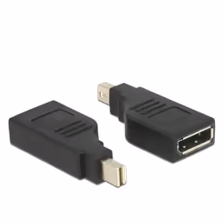 DeLOCK 65626, Mini DisplayPort, DisplayPort, Noir
