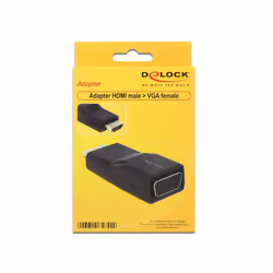 DeLOCK HDMI/VGA Noir