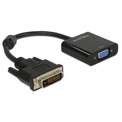 DeLOCK 0.16m DVI-D/VGA 0,245 m VGA (D-Sub) Noir