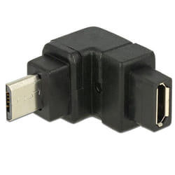 DeLOCK USB2.0Micro-B/USB2.0Micro-B Noir