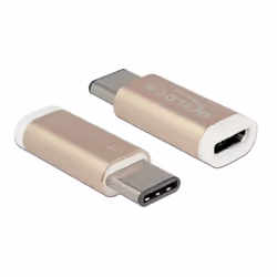 DeLOCK 65677, USB 2.0-C, USB 2.0 Micro-B, Cuivre