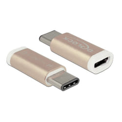 DeLOCK 65677 changeur de genre de câble USB 2.0-C USB 2.0 Micro-B Cuivre