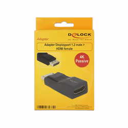 DeLOCK Displayport/HDMI Noir