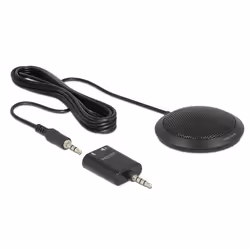 DeLOCK 65873, Microphone de table, -32 dB, 100 - 10000 Hz, 2200 Ohm, Omnidirectionnel, Avec fil