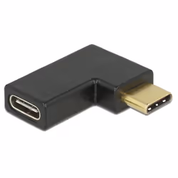 DeLOCK 65915, 1 x USB Type-C Male, 1 x USB 3.1 Gen 2 Type-C™ female, Noir