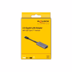 DeLOCK 66248 changeur de genre de câble RJ-45 USB C Gris