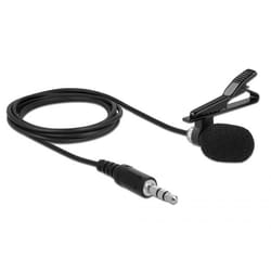 DeLOCK 66279 microphone Noir Microphone à clipser