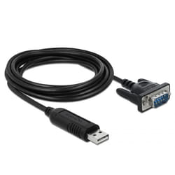DeLOCK 66283 câble Série Noir 1,8 m RS-485 USB Type-A