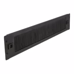 DeLOCK 66346, Panneau à brosse, Noir, Métal, Nylon, 2U, Chine, 48,3 cm (19")