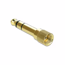 DeLOCK 66390, 3.5 mm, 6.35 mm, Or
