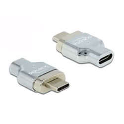 DeLOCK 66433, Thunderbolt 3/ USB C, Thunderbolt 3/ USB C, Argent