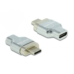 DeLOCK 66433 changeur de genre de câble Thunderbolt 3/ USB C Argent