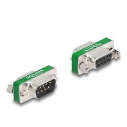 DeLOCK 66476 changeur de genre de câble D-Sub 9 pin Argent
