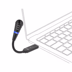 DeLOCK 66499 microphone Noir Microphone de Laptop