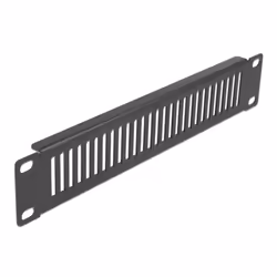 DeLOCK 66668, Panneau vierge ventilé, Noir, Métal, 1U, 25,4 cm (10"), 44 mm