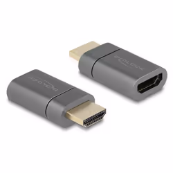 DeLOCK 66684, HDMI Type A (Standard), HDMI Type A (Standard), 0,032 m, Gris