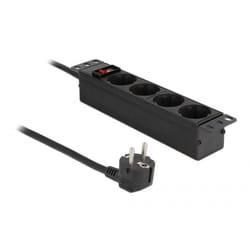 DeLOCK 66817 protection surtension Noir 4 sortie(s) CA 220 - 250 V 1,5 m