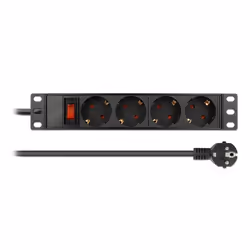 DeLOCK 66817 protection surtension Noir 4 sortie(s) CA 220 - 250 V 1,5 m