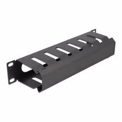 DeLOCK 66843, Panneau de gestion de câbles, Noir, Métal, 1U, Chine, 25,4 cm (10")