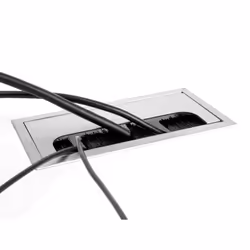 DeLOCK 66860 range-câbles Bureau Cable grommet Argent 1 pièce(s) - Vue supplémentaire 4