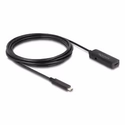DeLOCK 80027, 3 m, USB C, USB C, 10 Gbit/s, Noir