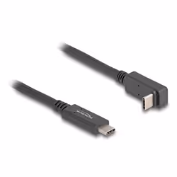 DeLOCK 80034, 1 m, USB C, USB C, USB 3.2 Gen 2 (3.1 Gen 2), 10000 Mbit/s, Noir